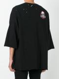 skull print T-shirt