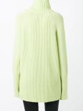 ribbed high neck jumper