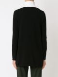 v-neck knit blouse