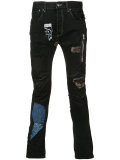 Shredded Patchwork x Elliott Evan jeans