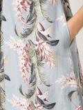 floral print flared dress