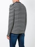 striped crew neck jumper