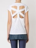 v-neck panelled blouse