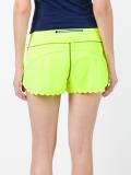 scalloped trim shorts