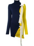 bow detail contrast jumper