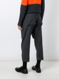 cropped pocket front trousers