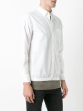 drawstring pull shirt jacket