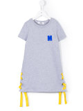 side lace-up T-shirt dress