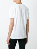 abstract face print T-shirt 
