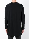 printed long sleeve sweater