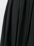 pleated A-line skirt