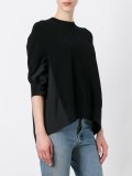 deconstructed knitted top