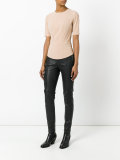 back zip T-shirt