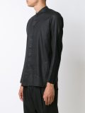 band collar shirt  