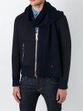 ribbed knit scarf