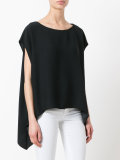 draped back T-shirt