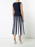 pleated knit dress