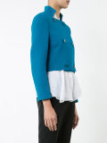 cropped double-breasted jacket