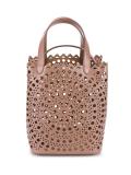 laser-cut bucket bag