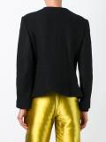 asymmetric peplum jacket 