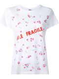Fragile花朵印花T恤