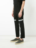 contrast tailored trousers