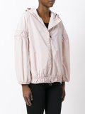 cropped hooded jacket