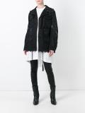 guipure lace military jacket