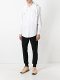 hooded shirt 