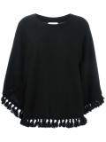 tassel trim jumper