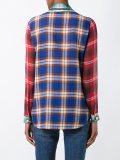 plaid ruffled shirt