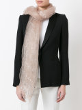 metallic weave scarf 