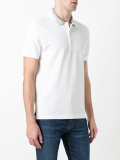 contrast collar polo shirt 