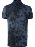 floral print polo shirt