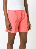 folded hem shorts