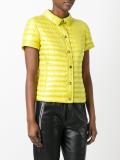 shortsleeved puffer jacket