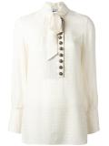 stand up collar overshirt