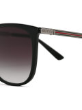 metallic Web square sunglasses