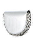 chain trimmed shoulder bag