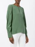 keyhole detail blouse 