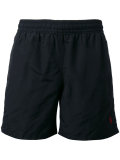 logo embroidered swim shorts