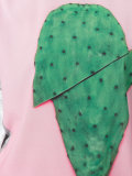 front panel cactus print top
