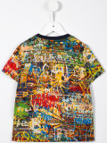 graffiti print T-shirt