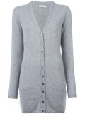 V-neck buttoned cardigan