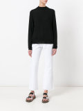 cropped flared jeans