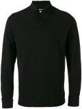 longsleeved polo shirt 