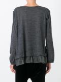 knitted collar top 