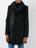 star embroidered scarf