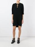 lace up front dress