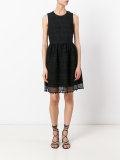 flared embroidered dress 